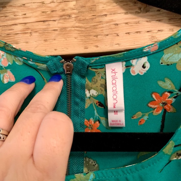 Xhilaration Floral Blouse - Picture 3 of 4